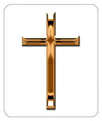 248 DF35-510-CP-WT Copper Single Cross White